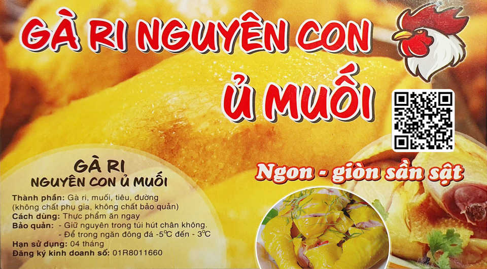 gà ri nguyên con ủ muối